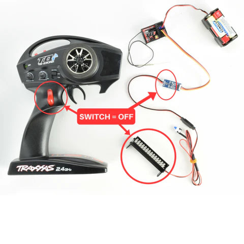 APEX #9025 RC PRODUCTS INTERRUPTEUR ON/OFF DE CANAL AUX ÉLECTRONIQUE À DISTANCE RC