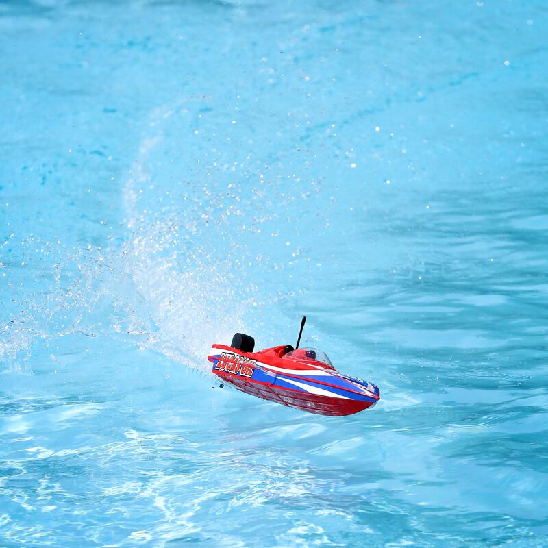 Pro Boat PRB08044T2 17" Power Boat Racer Deep-V RTR Brushless Boat (Lucas Oil) w