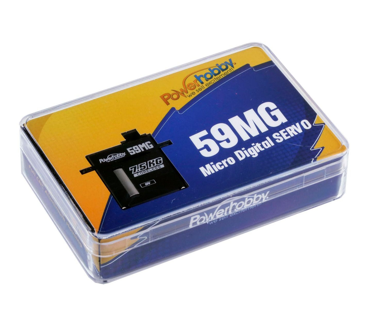 Powerhobby 59MG Micro mise à niveau numérique en aluminium servo AXIAL SCX10.3 / RYFT