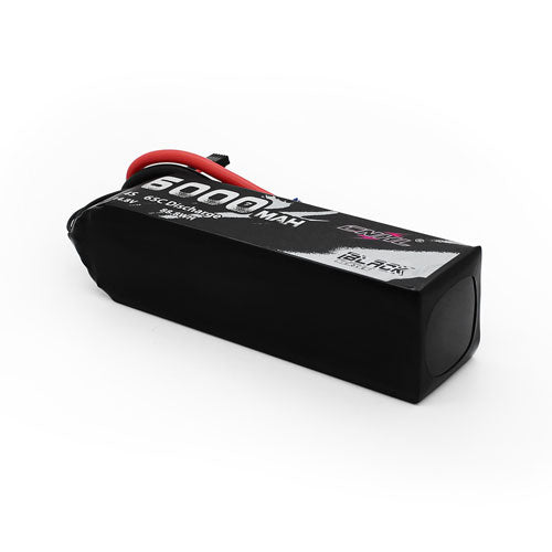 CNHL 600654BKEC5 Black Series 6000mAh 14.8V 4S 65C Lipo Battery for Airplane Helicopter Jet