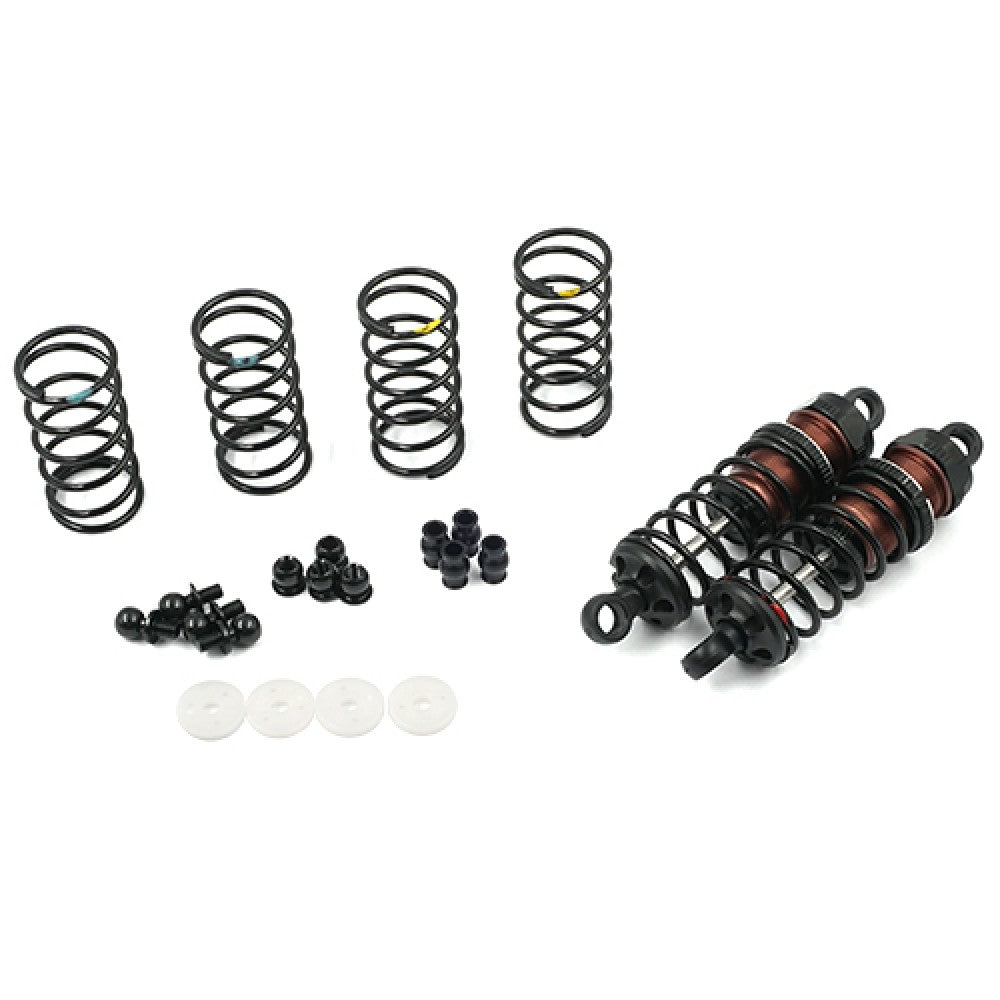 YEAH RACING BBG-0065BK ALUMINUM BIG BORE GO 65mm DAMPER SET FOR 1/10 RC OFF ROAD CAR BLACK
