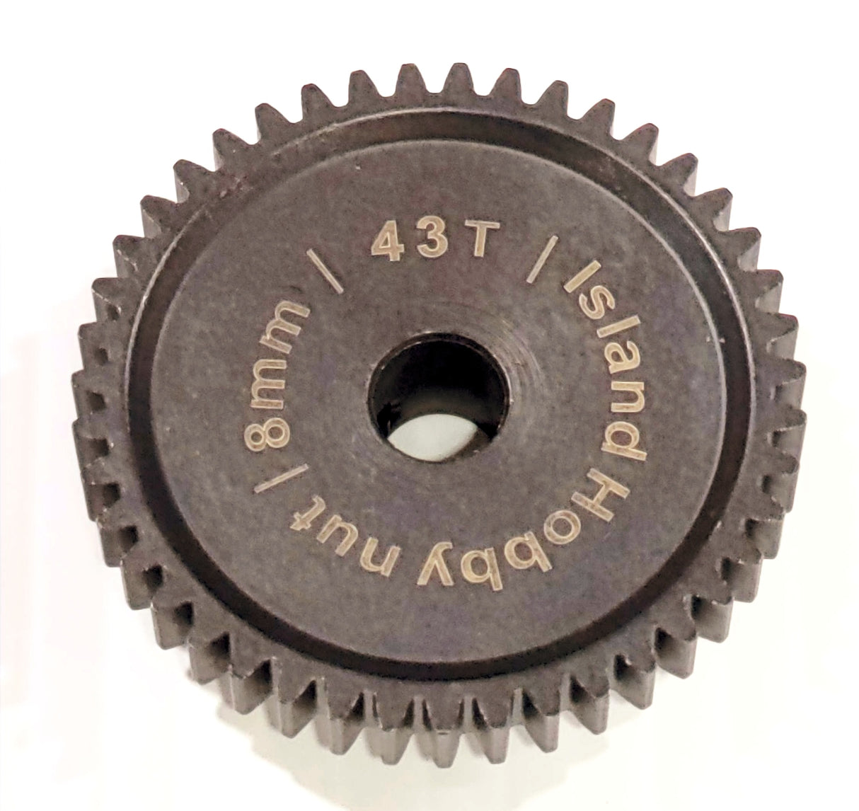 Pignon IronManRc 43T 8MM Mod1 en acier trempé