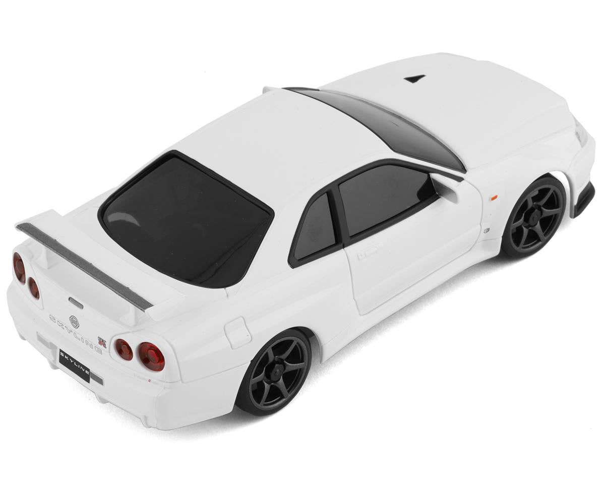 Kyosho MA-020 AWD Mini-Z ReadySet avec corps Skyline GT-R R34 (blanc) et KT-531P 2.4G