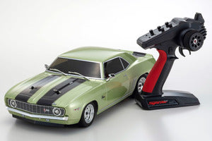 Kyosho Fazer Mk2 Readyset avec carrosserie Chevy Camaro Z28 1969 vert givre