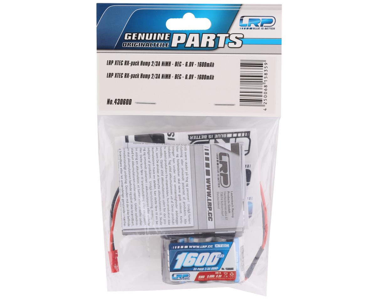 LRP 430600 XTEC 5-Cell 6.0V NiMH Hump Receiver Pack (1600mAh)
