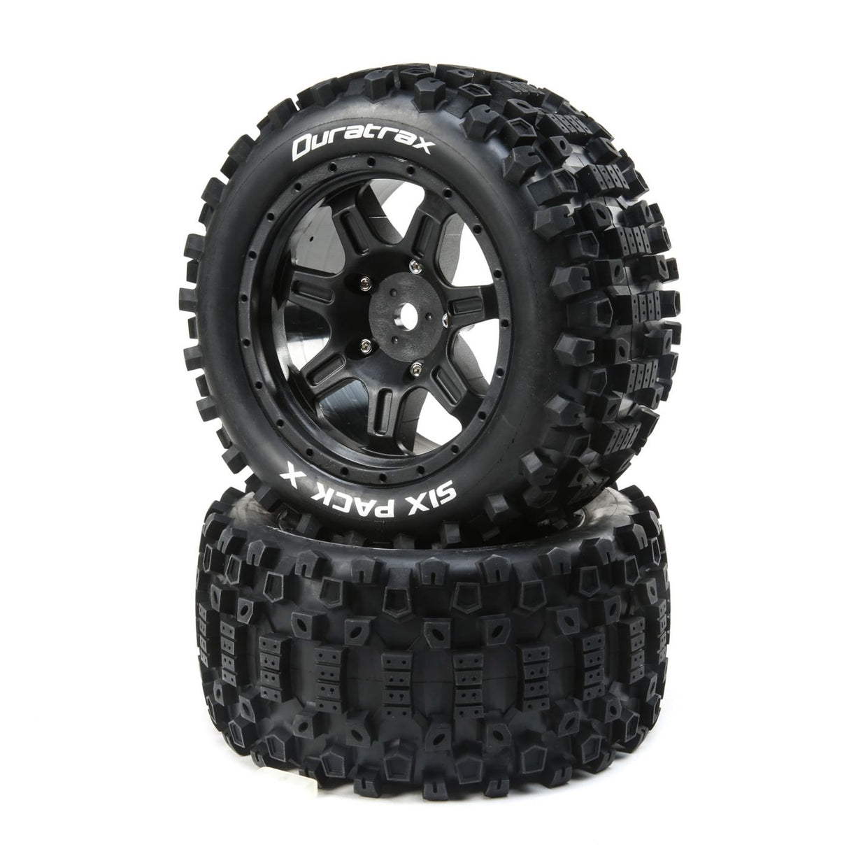 Pneus de camion de stade ROAPEX MORPH 1/10, montés sur roues noires, décalage 0, 12 mmHeX