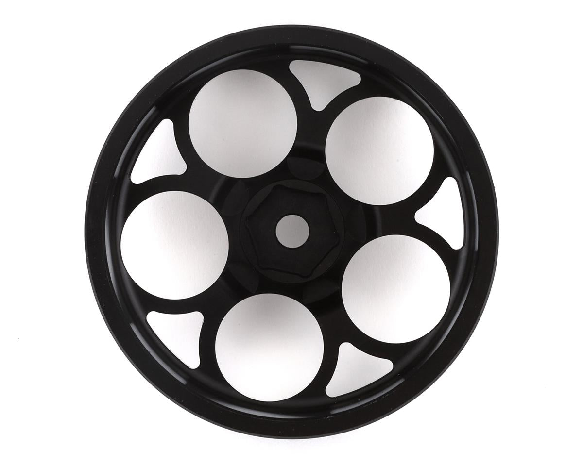 SSD SSD00473 RC 5 Hole Aluminum Front 2.2” Drag Racing Wheels (Black) (2)