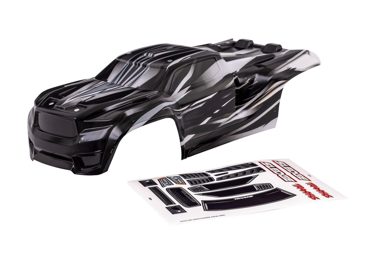 TRAXXAS 9511X BODY, SLEDGE PROGRAPHIX REQ PAINT