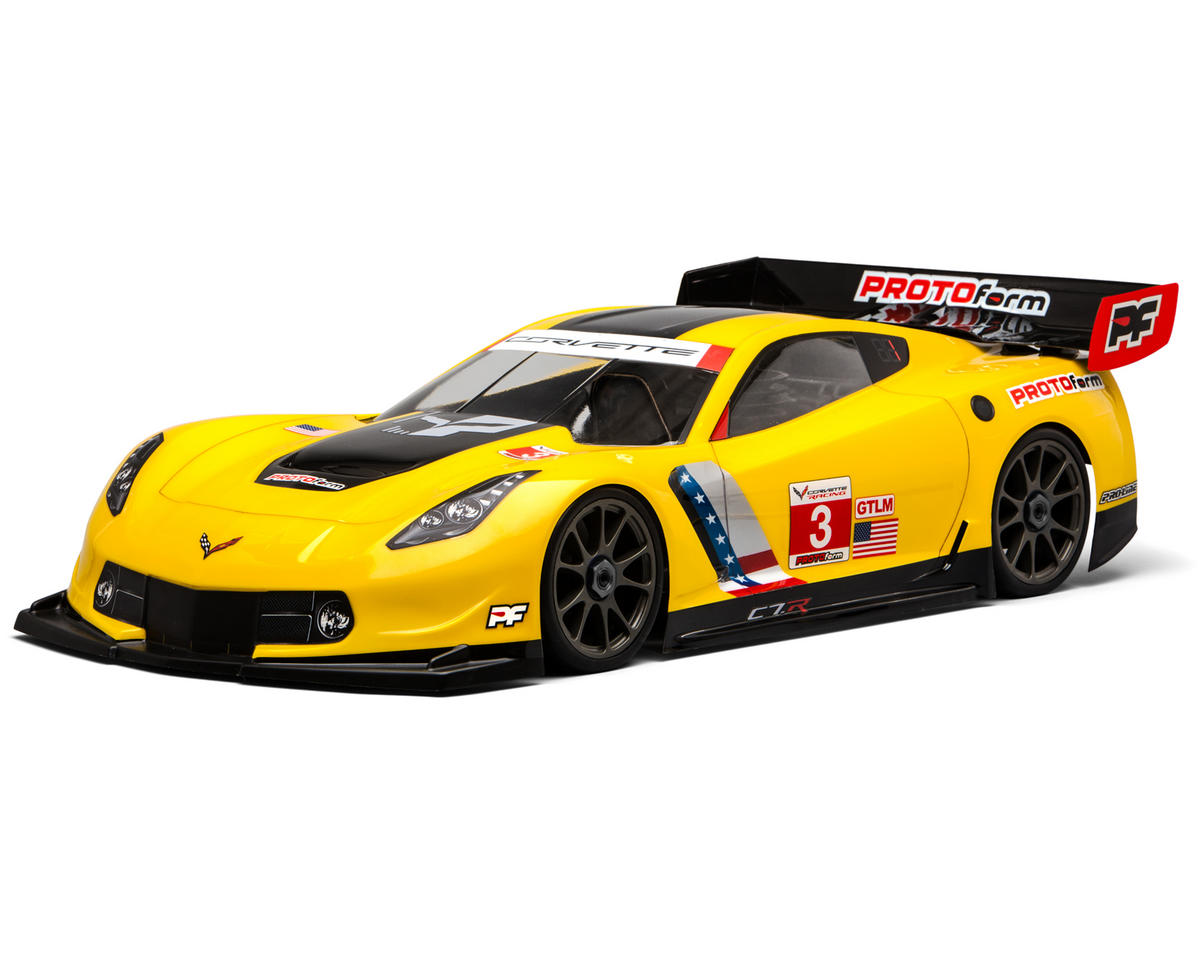 Protoform 154640 Corvette C7.R 1/8 Touring Car Body (Clear) (GT2)