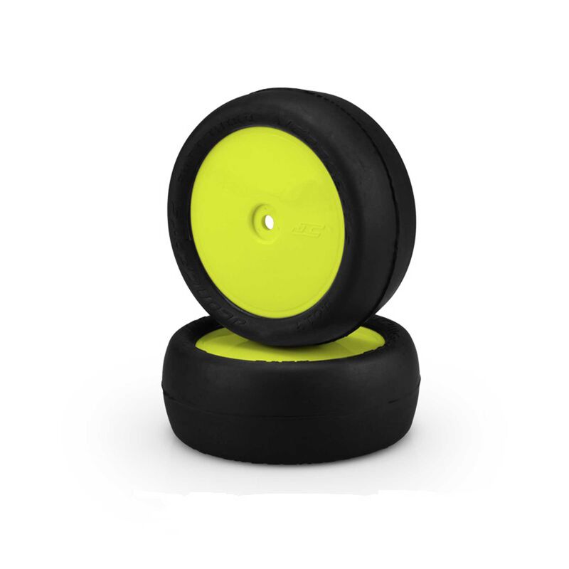 JC CONCEPTS Fronts Smoothie 2 & 4WD Silver Compound Premounted on 3353Y Wheels