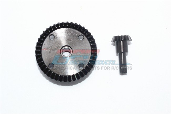 GPM MAS1343TS Black ARRMA SENTON 6S BLX Monster Truck Harden Steel 43T/13T Straight Main Differe