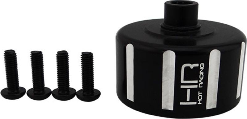 Hot Racing AON1101 Arrma 1/8 Aluminum Differential Carrier Case (Black)