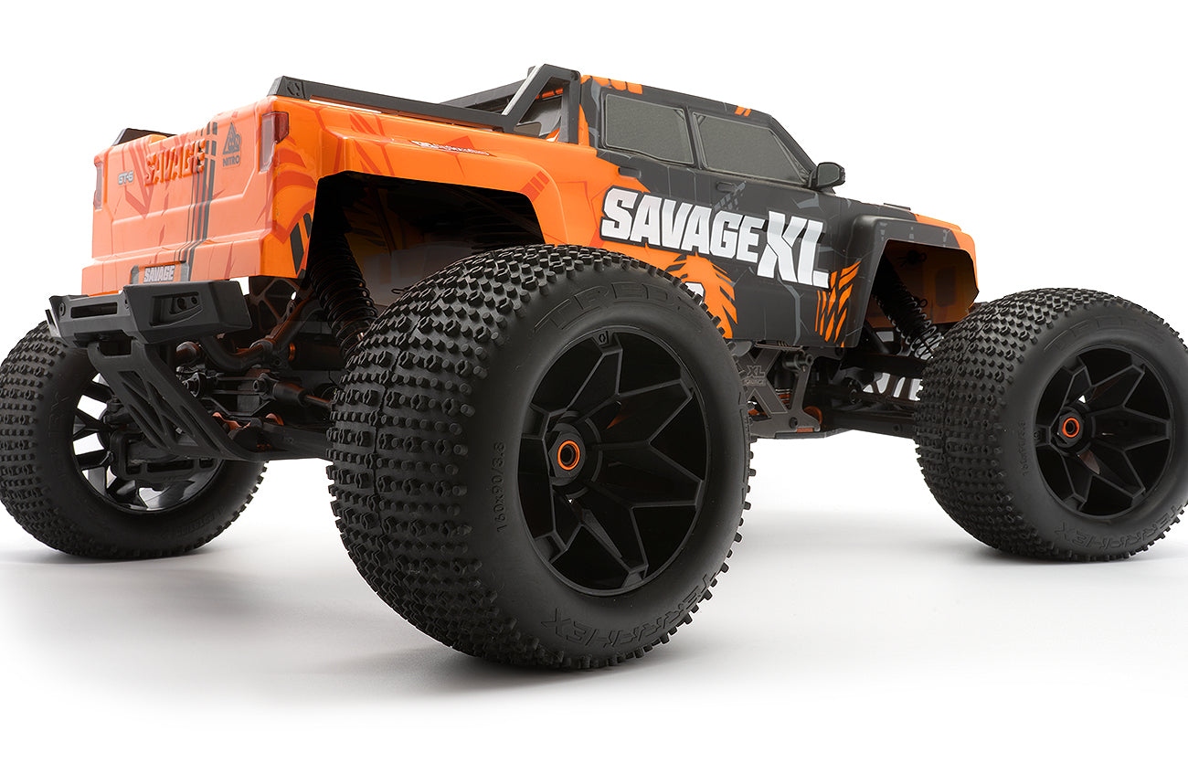 Savage 160102 XL 5.9 GTXL-6 Nitro Powered Monster Truck RTR, 1/8 scale, 4WD, 2.4GHz Rad