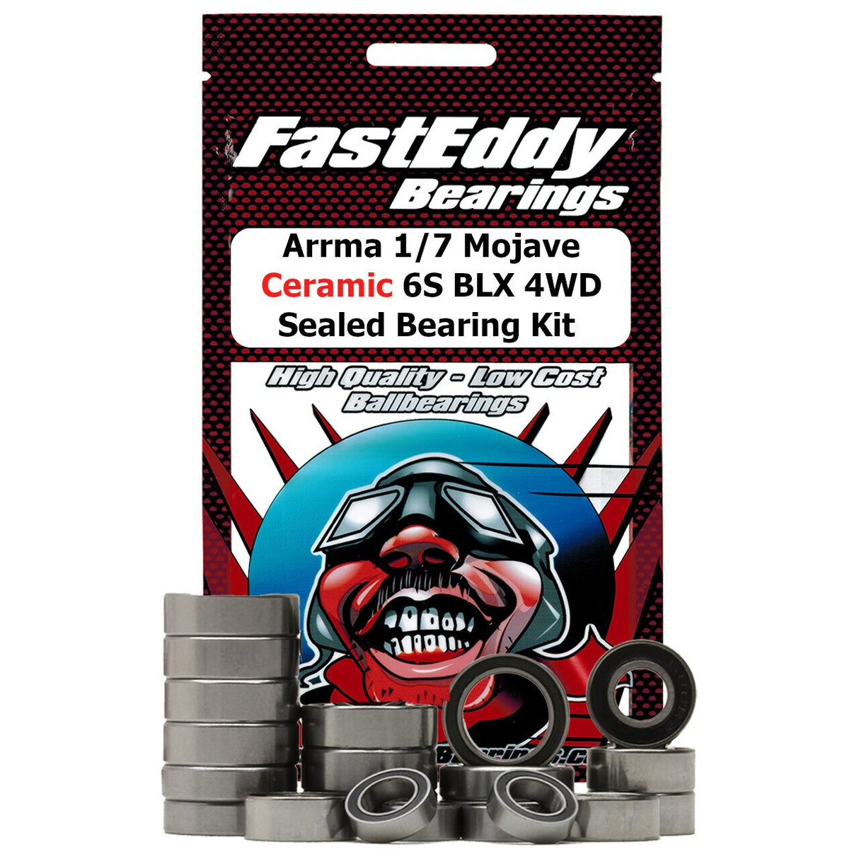 FAST EDDY TFE5934 Arrma 1/7 Mojave 6S BLX 4WD Kit de rodamientos sellados de cerámica