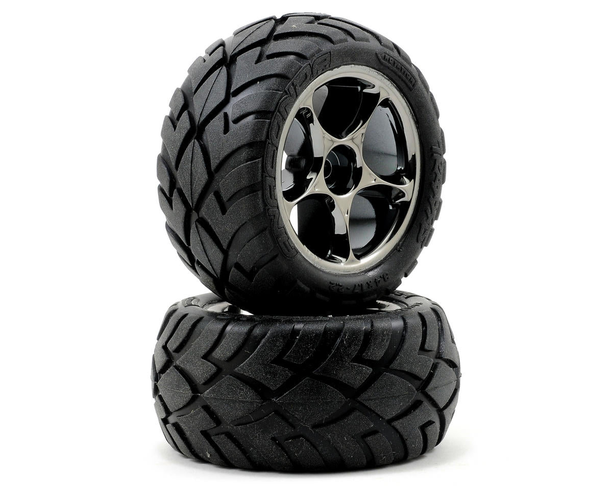 Traxxas 2478A Anaconda Pneus arrière (2) (VXL Bandit) (Chrome noir) (Standard)