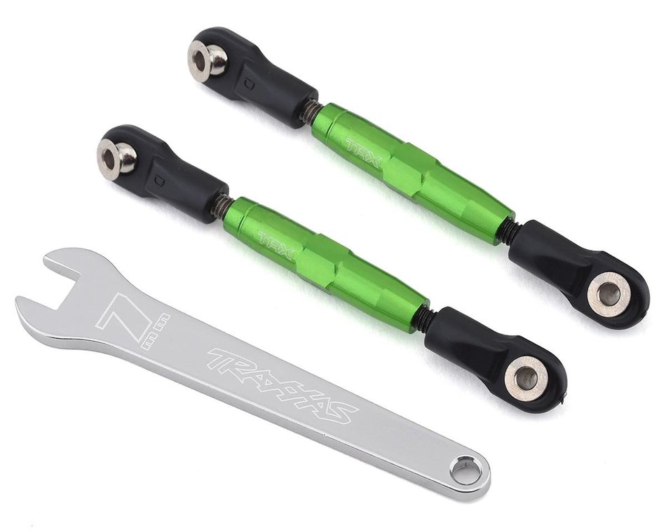 Traxxas 3644G Aluminum 39mm Camber Link Turnbuckle (Green) (2)