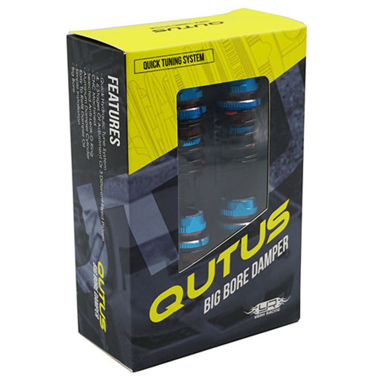 Yeah Racing 2055BU QUTUS Challenger Jeu d'amortisseurs 55 mm pour 1/10