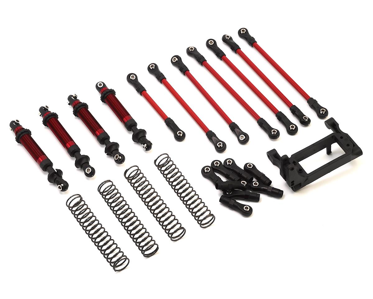 KIT DE ELEVACIÓN DE BRAZO LARGO TRAXXAS 8140R COMPLETO ROJO
