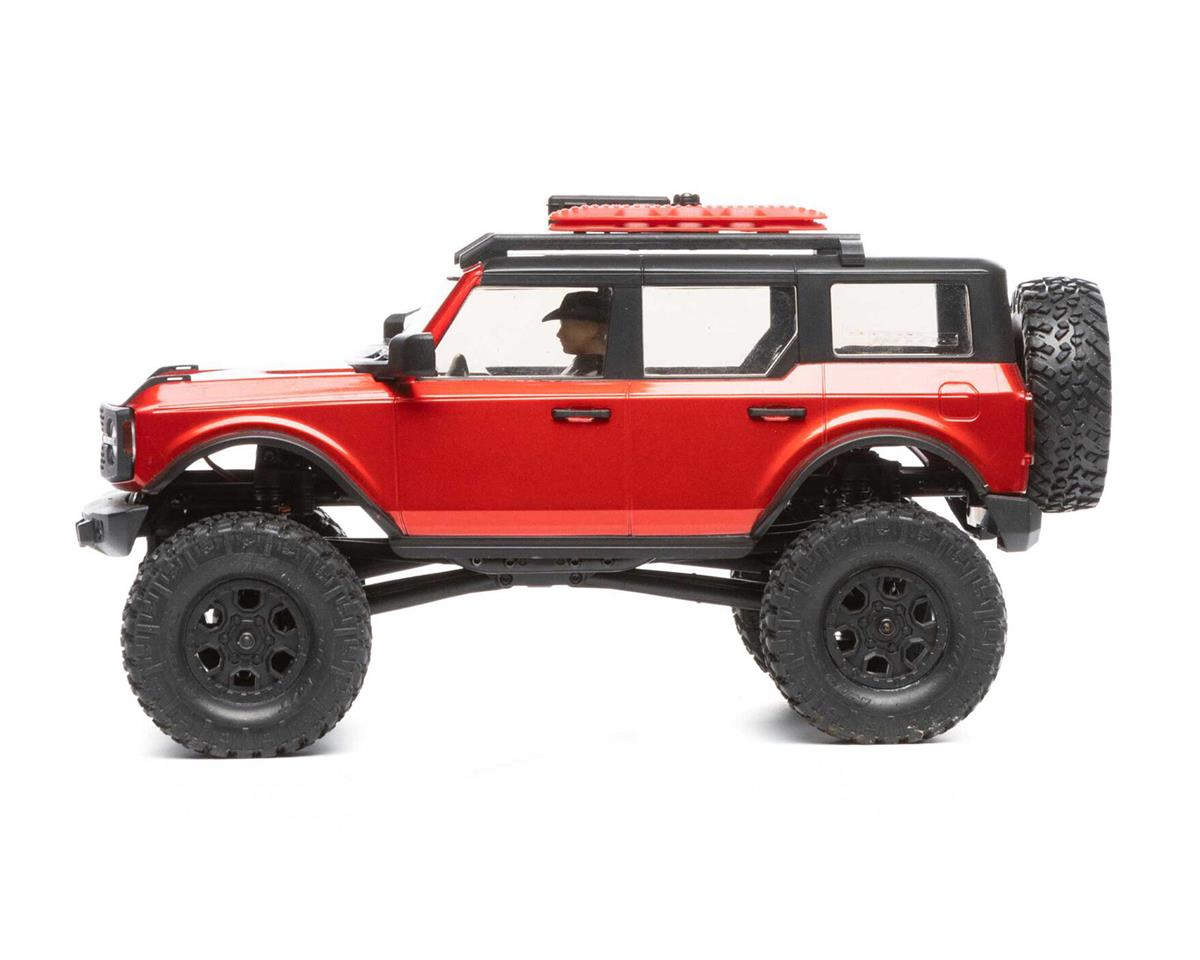Axial SCX24 2021 Ford Bronco Hard Body 1/24 4WD RTR Scale Mini Crawler (Red)