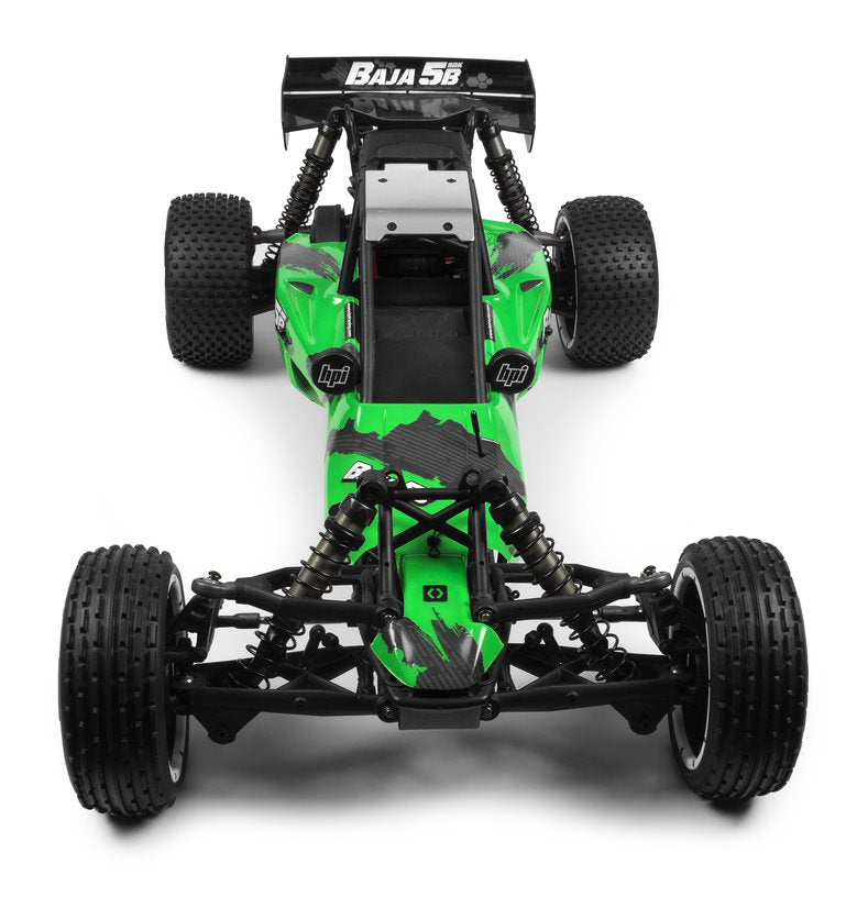 HPI 160324 1/5 échelle Baja 5B Flux 2WD Buggy électrique du désert SBK avec corps transparent