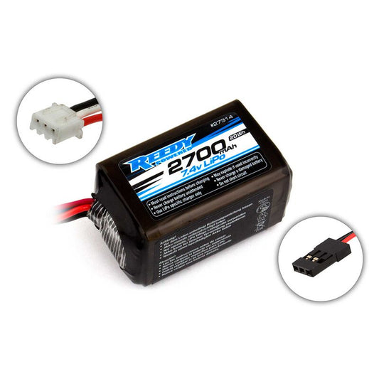Reedy 27314 2S Hump LiPo Receiver Battery Pack (7.4V/2700mAh)
