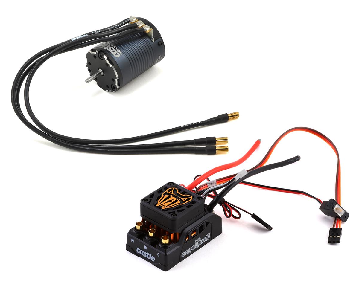 Castle Creations 010-0166-08 Copperhead 10 ESC & 1406-3800KV 1/10 Motor Combo
