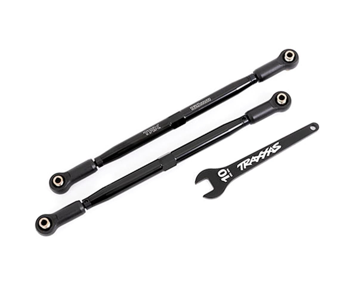 Traxxas 7897A X-Maxx WideMaxx Eslabones delanteros de aluminio (negro) (2)