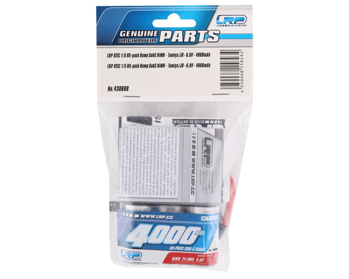 Pack récepteur LRP XTEC 5 cellules 6,0 V "Long Life" 1/5 NiMH Hump (4000 mAh)