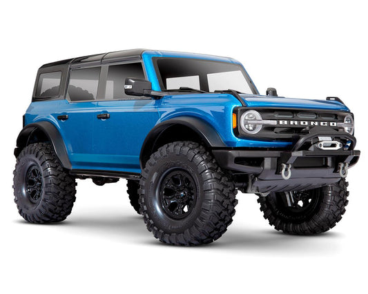 Traxxas 92076-4 BLUE TRX-4 1/10 Trail Crawler Truck w/2021 Ford Bronco Body