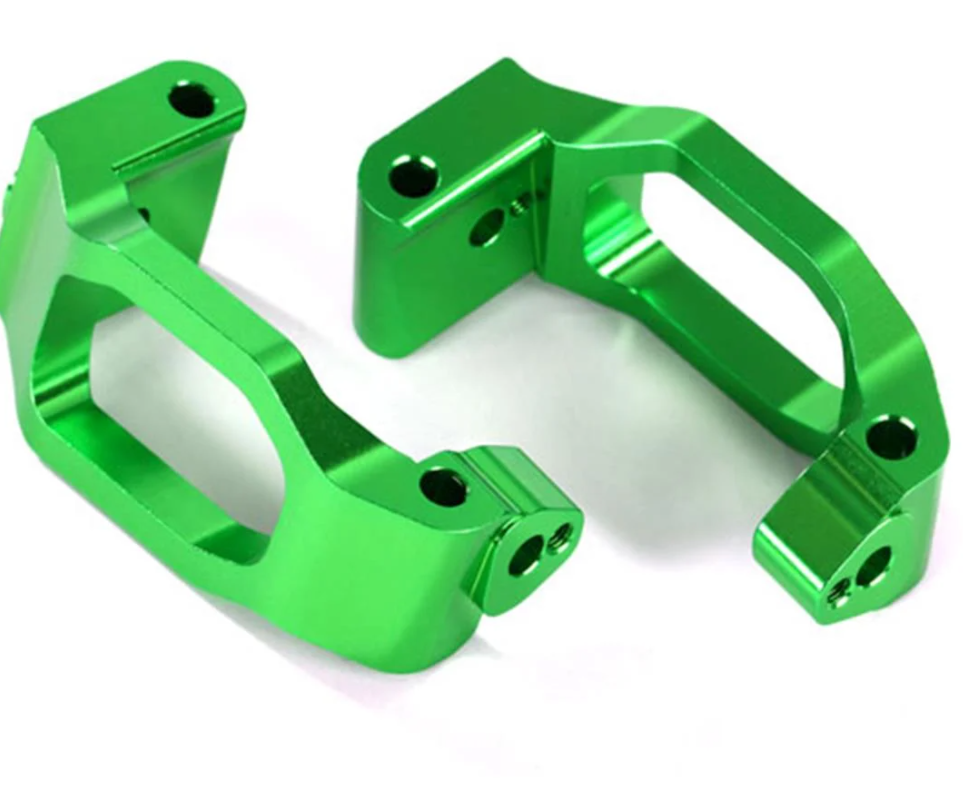 Bloques de ruedas Traxxas 8932G Maxx de aluminio verde