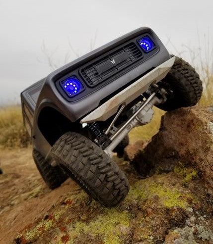 Attack MYK-AA17B 17mm Blue Halo LED Headlights