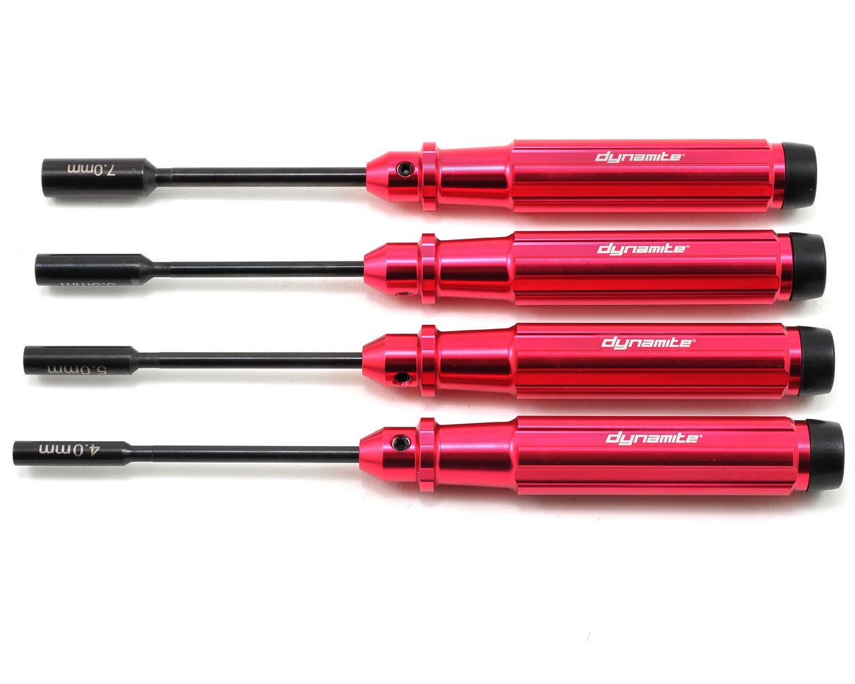 DYNAMITE Machined Nut Driver Set (4 pc), Metric