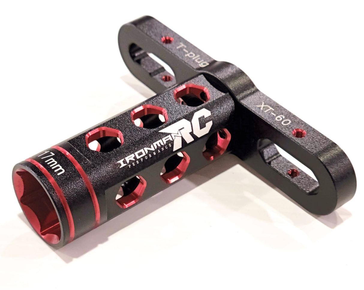 IRonManRc 17mm T-Handle Wheel Wrench BLACK/RED