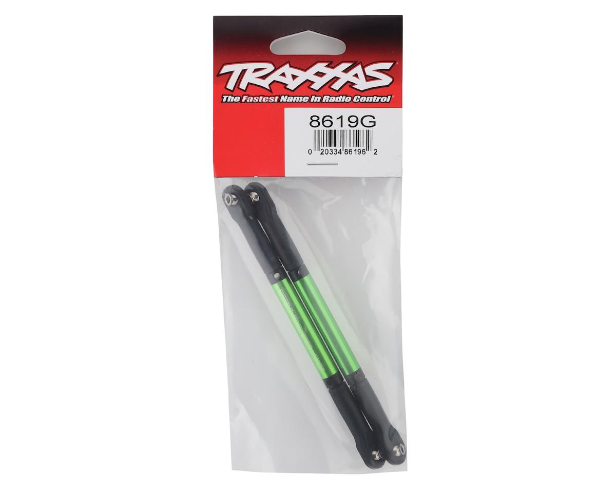 Traxxas 8619G E-Revo 2.0 Varillas de empuje de enlace de dirección de aluminio de servicio pesado (verde) (2)