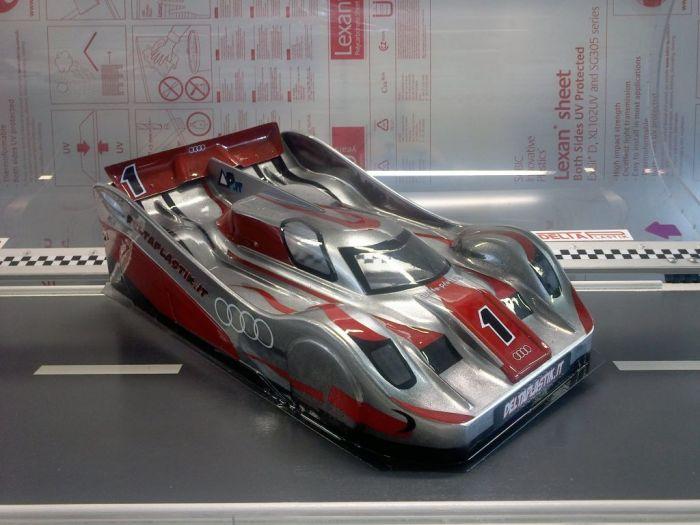 DELTA PLASTIK 0167S R18 1/8 SCALE GT RC CAR SPEED RUN DRAG RACING BODY