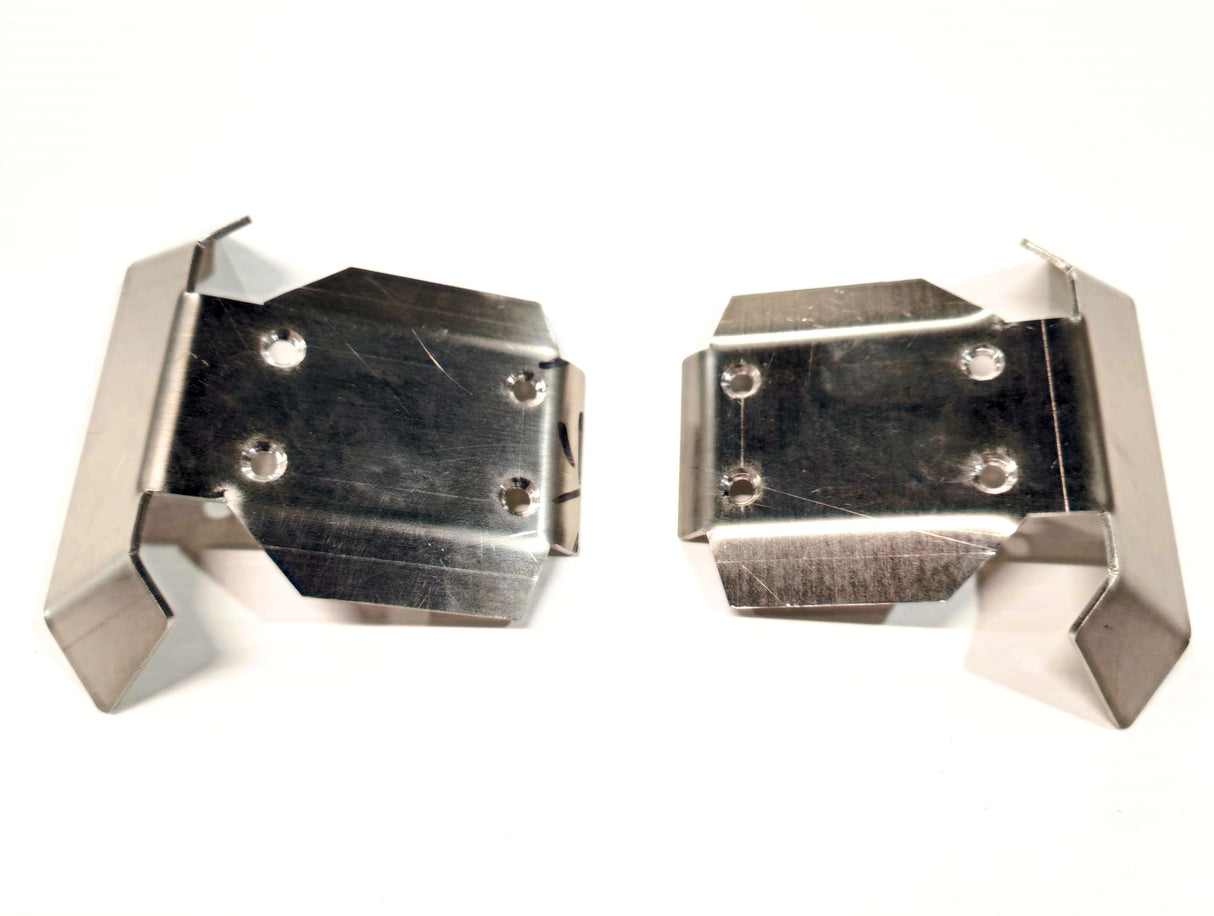 Island Hobby Nut TRAXXAS SLEDGE PLACAS PROTECTORAS DELANTERAS Y TRASERAS DE ACERO INOXIDABLE