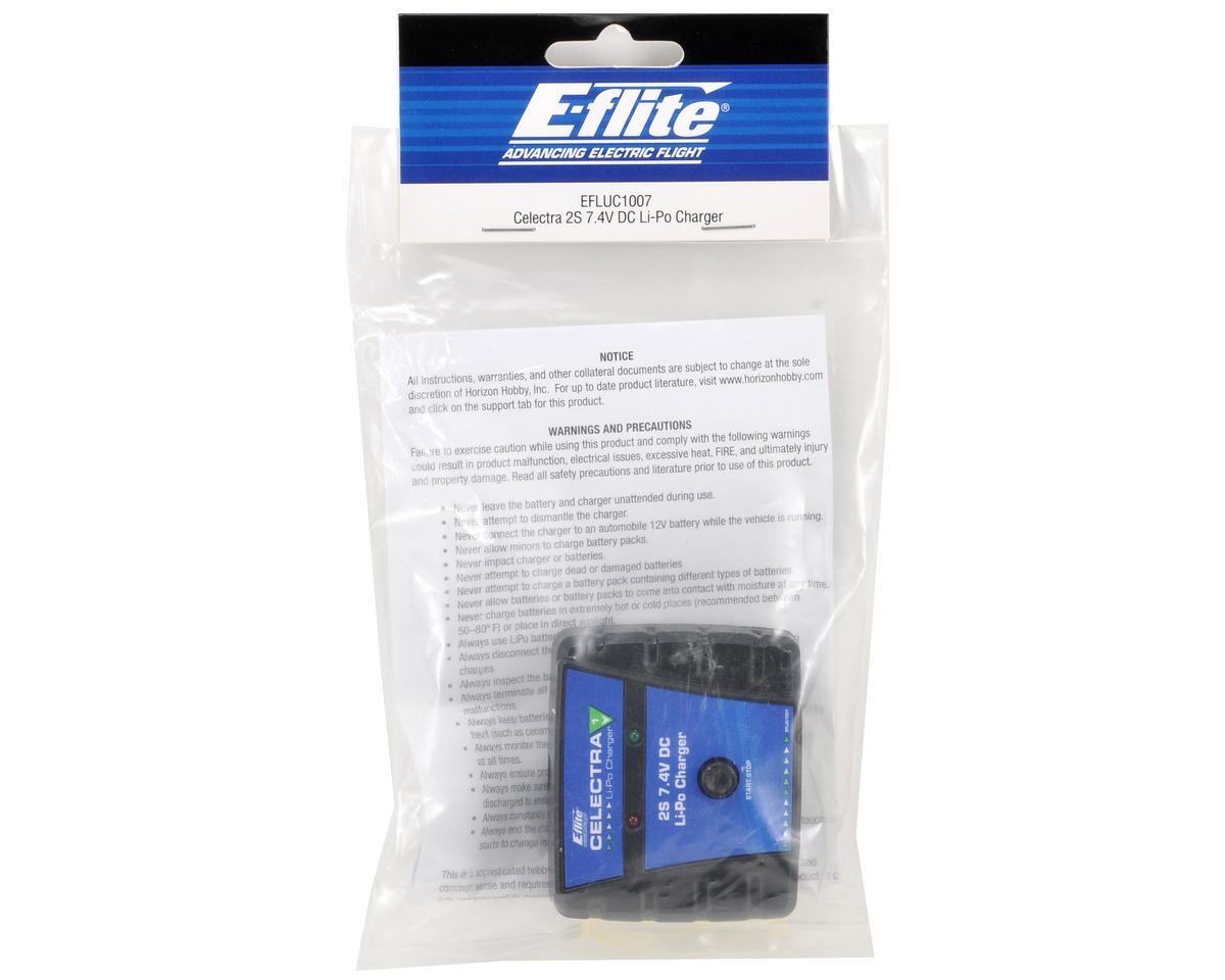 Chargeur LiPo E-flite 1007 Celectra 2S 7,4 V CC