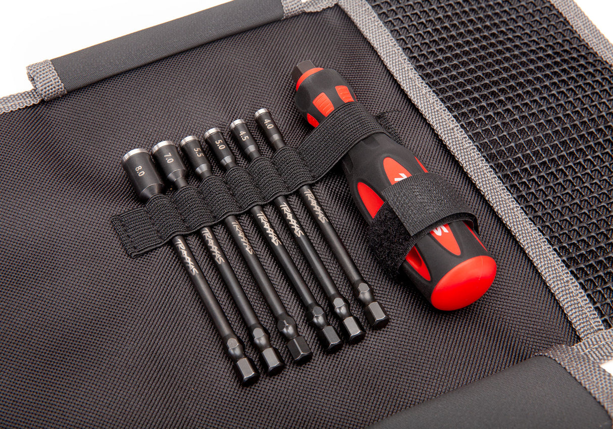 Traxxas 8719 6-Piece Metric Nut Driver Master Set w/Carrying Case (4.0mm, 4.5mm,