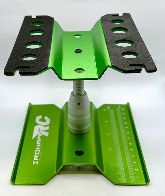 IRonManRc Work Stand 1/8 1/10 Full Assembly Adjustable Platform Green
