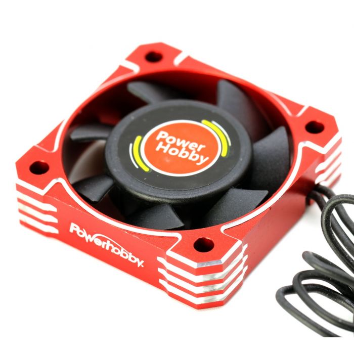 Powerhobby PHBPHF4040RED 40mm Aluminum Tornado High Speed HV RC Cooling Fan Red