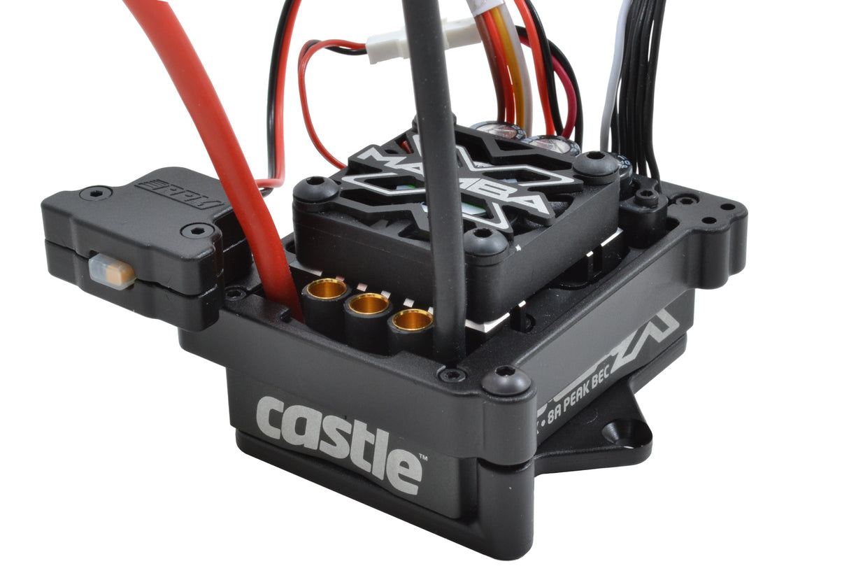 RPM 73762 Black ESC Cage for Castle Mamba X ESC