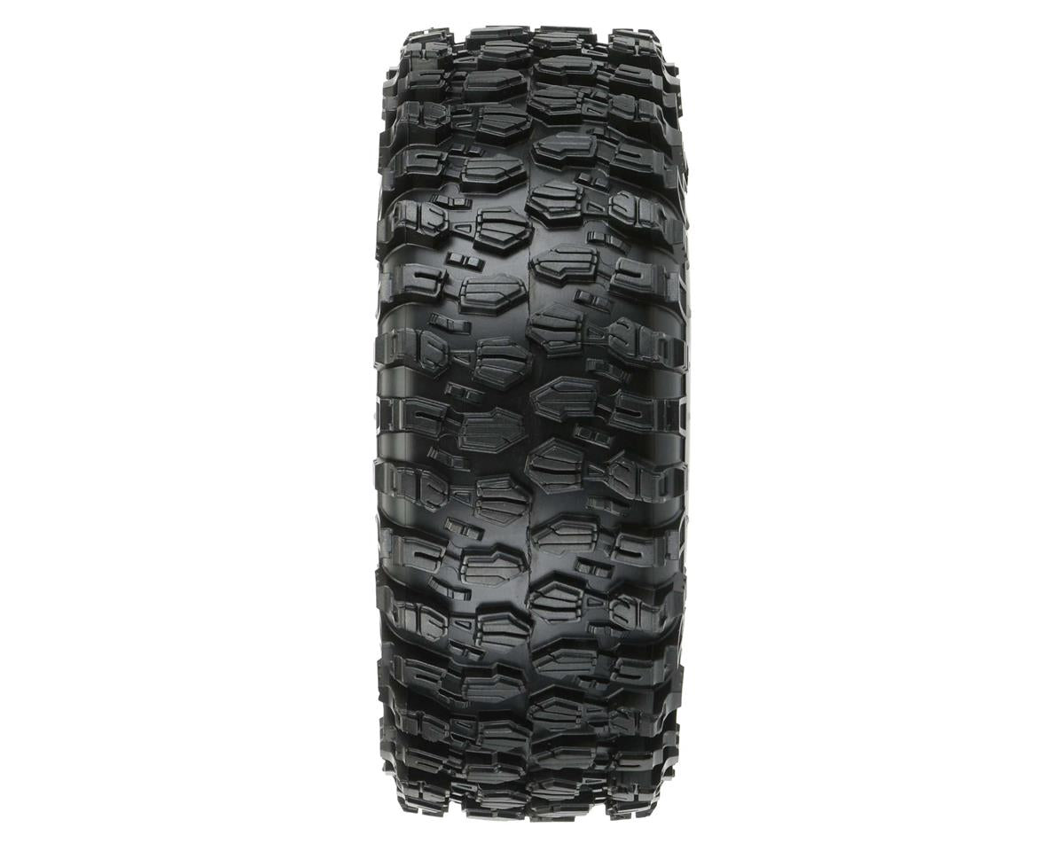 Pro-Line Hyrax 1.9" Tires w/Impulse Wheels (Black/Silver) (2) (Predator) w/12mm