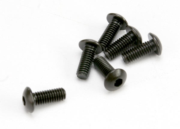 Traxxas 3936 Screws 4x10mm button-head machine (hex drive)