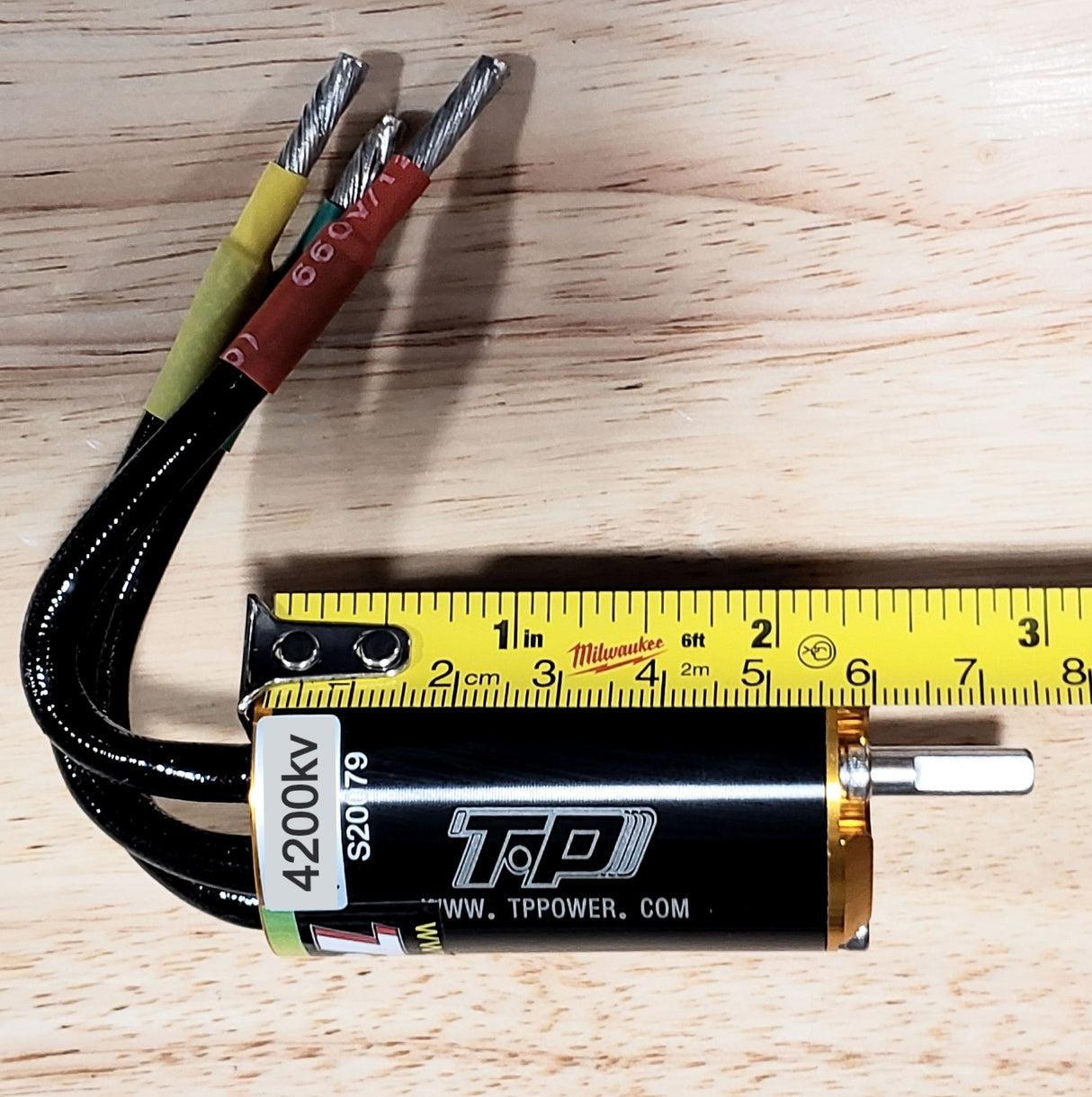 Motor Brushless TP Power 3630 CM 4200kv 5s 100.000RPM 1