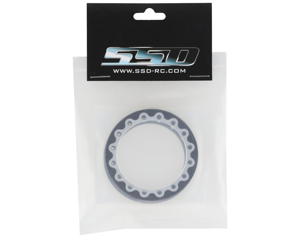 SSD 00546 RC 2.2" / 3.0" Drag Rear Wheel Front Rings (Black) (2)