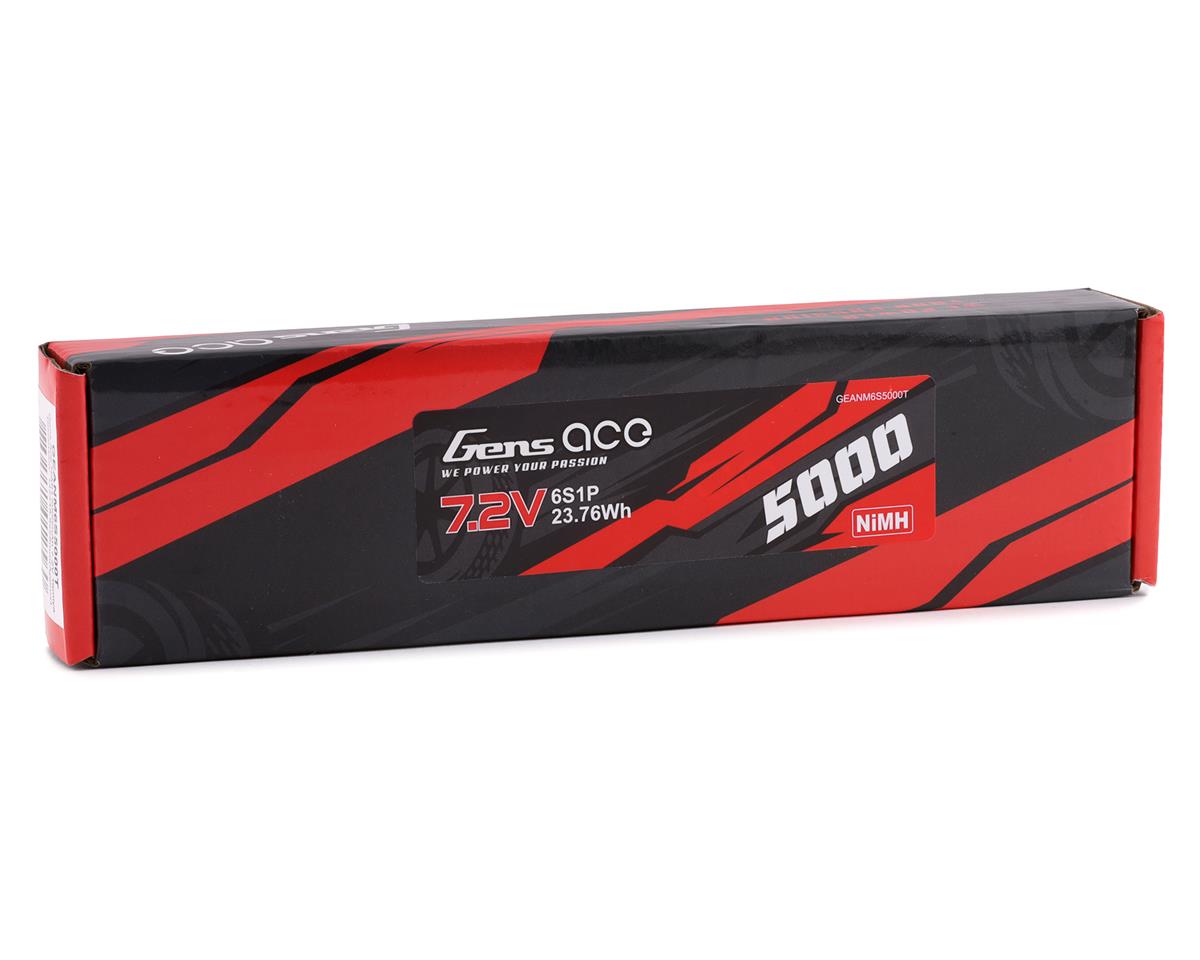 GENS ACE GEANM6S5000T Batería NiMh de 6 celdas 7,2 V (5000 mAh) con conector Tamiya