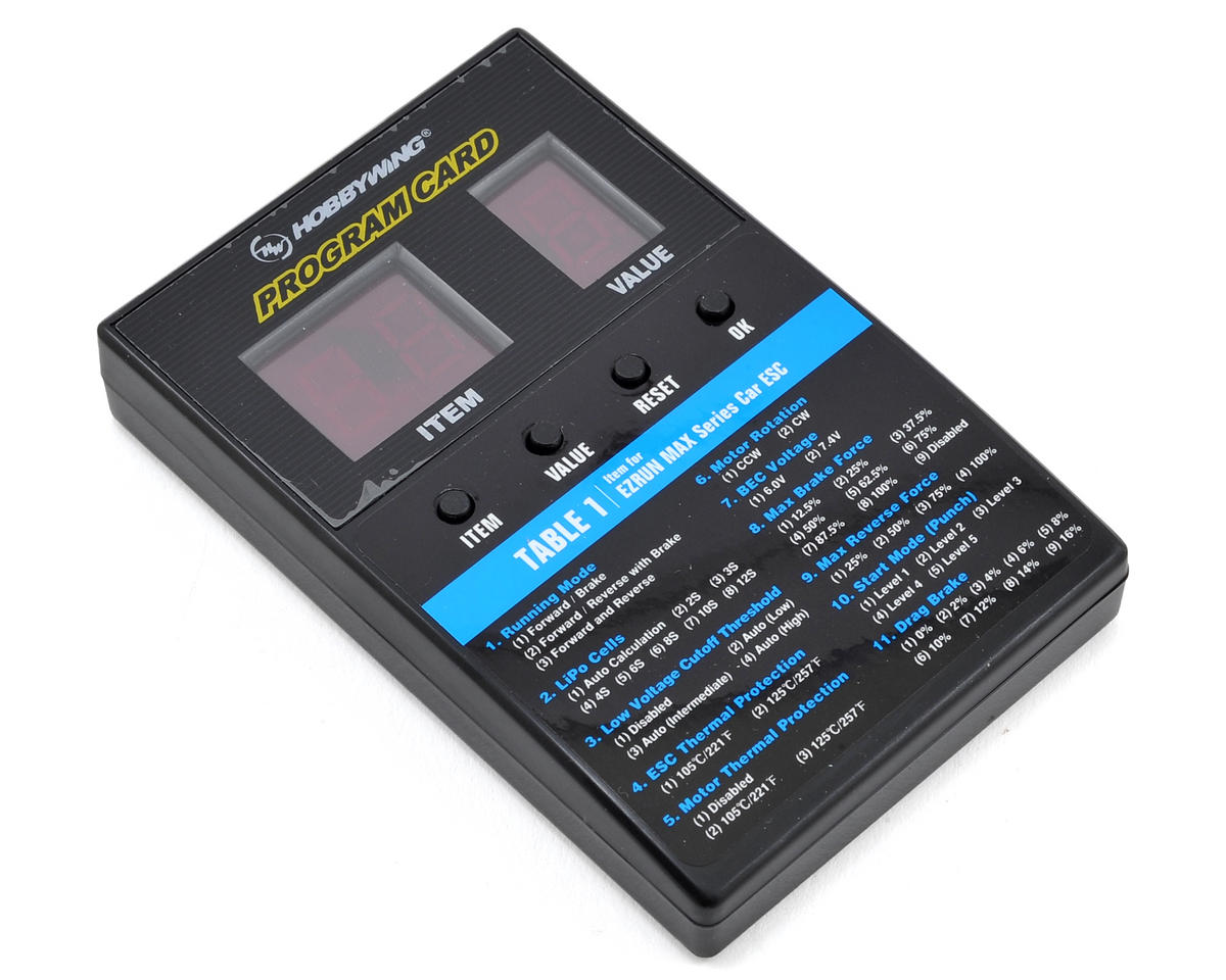 Tarjeta de programa LED Hobbywing 30501003