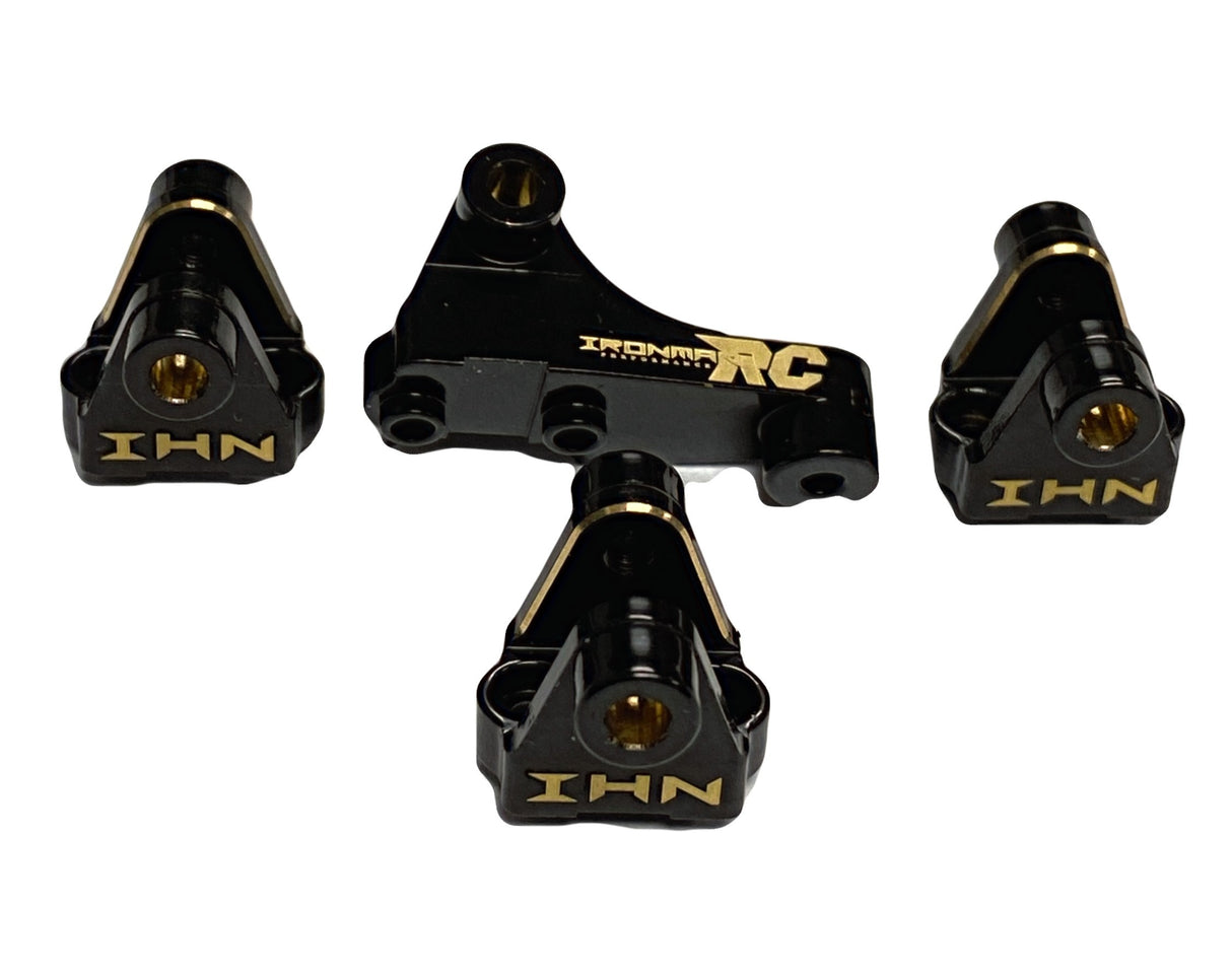 IRonManRc TRX4 TRX6 BRASS LINK MOUNT BLACK