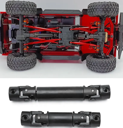 IRonManRc TRX4M Arbres d'entraînement centraux en métal à l'échelle 1/18
