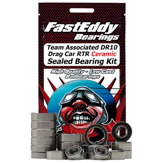 FASTEDDY Team Associated DR10 Drag Car RTR Ceramic Sealed Bearing Kit